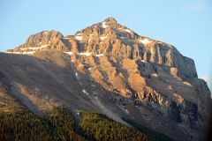 03 Mount Niblock At Sunrise From Trans Canada Highway Just After Leaving Lake Louise For Yoho.jpg